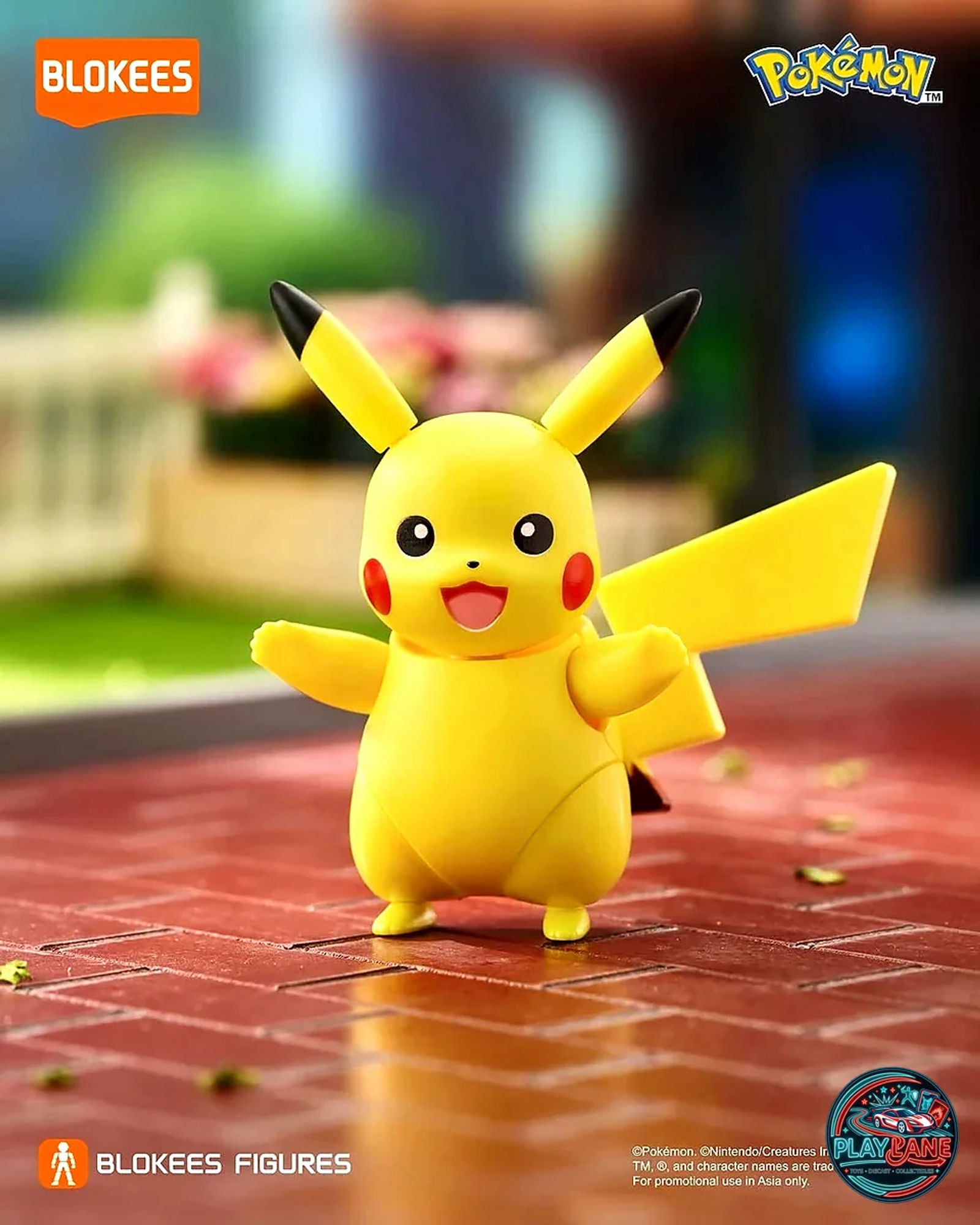 Blokees Pokémon Classic Class (Size-S) Pikachu Snap-Fit Model Kit - Main View 2