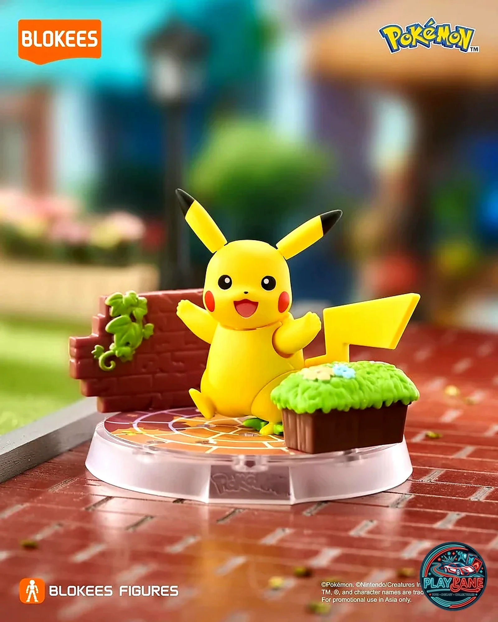 Blokees Pokémon Classic Class (Size-S) Pikachu Snap-Fit Model Kit - Main View 3