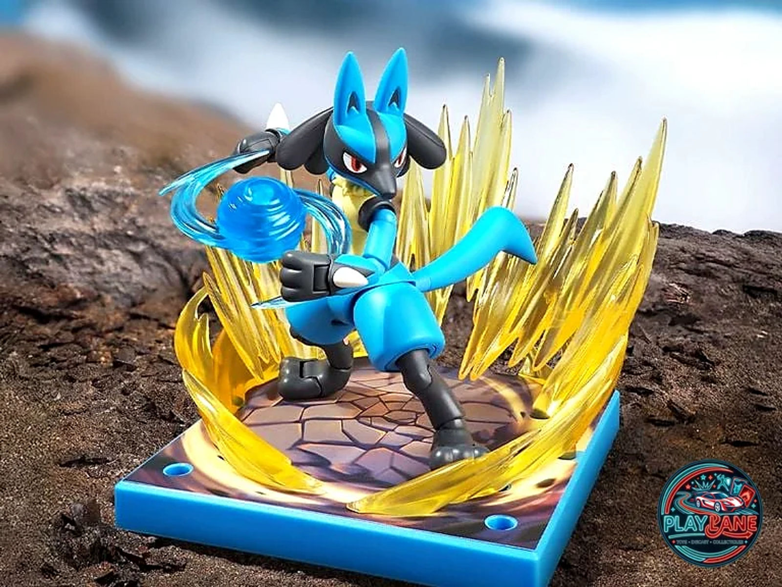 Blokees Pokémon Classic Version-L Lucario Snap-Fit Model Kit - Main View 2