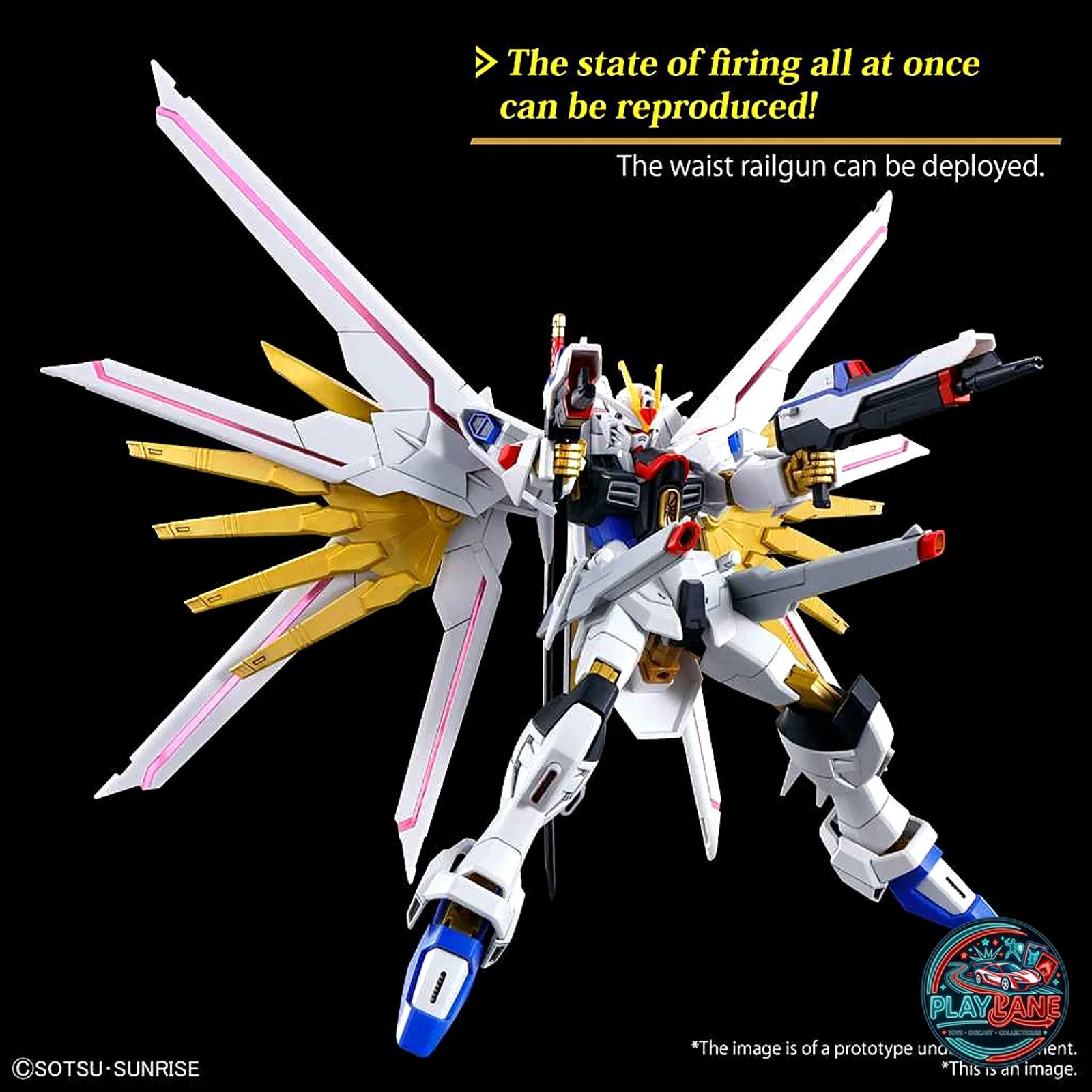Bandai HGCE 1/144 Mighty Strike Freedom Gundam Model Kit (Gundam SEED Freedom) - Main View 7