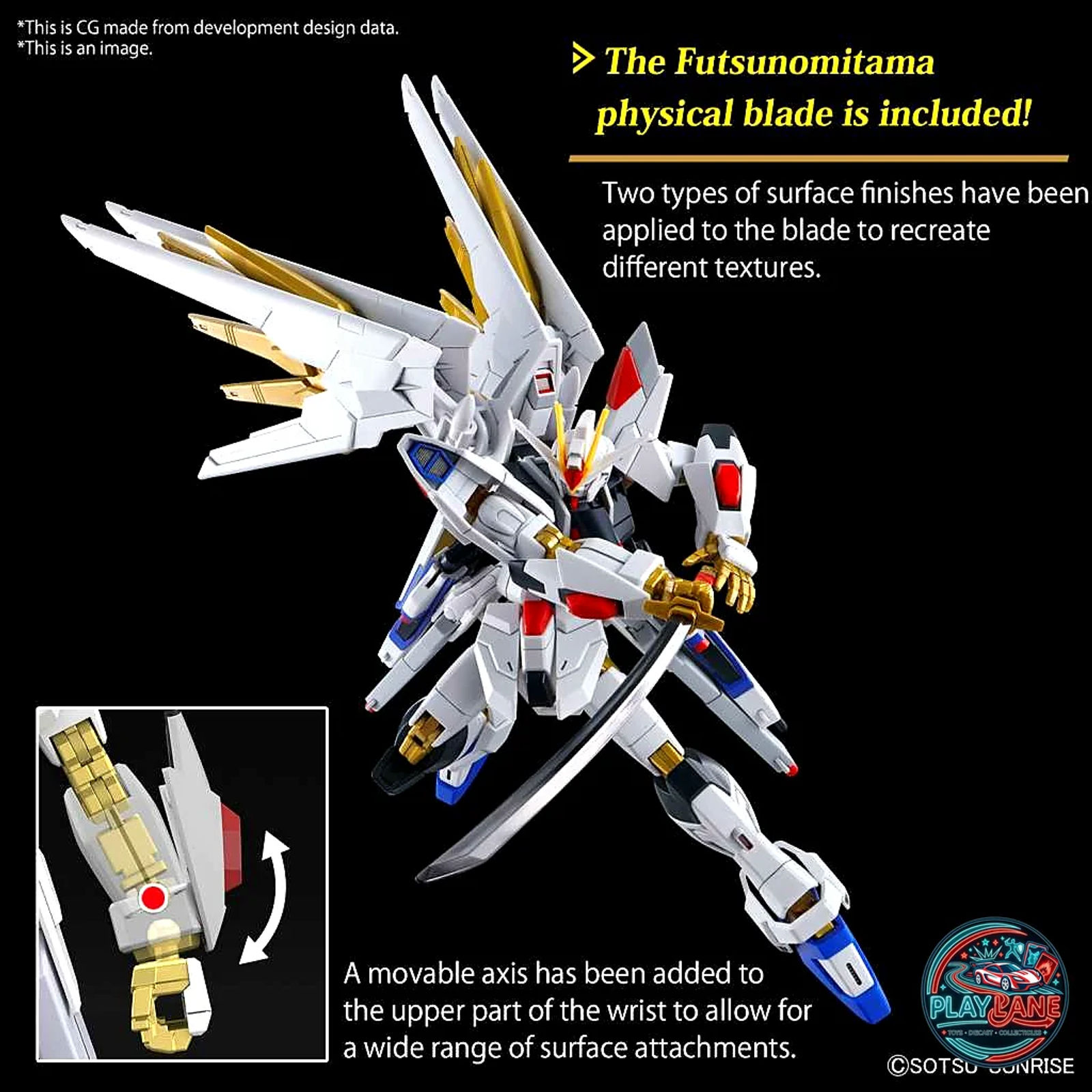 Bandai HGCE 1/144 Mighty Strike Freedom Gundam Model Kit (Gundam SEED Freedom) - Main View 8