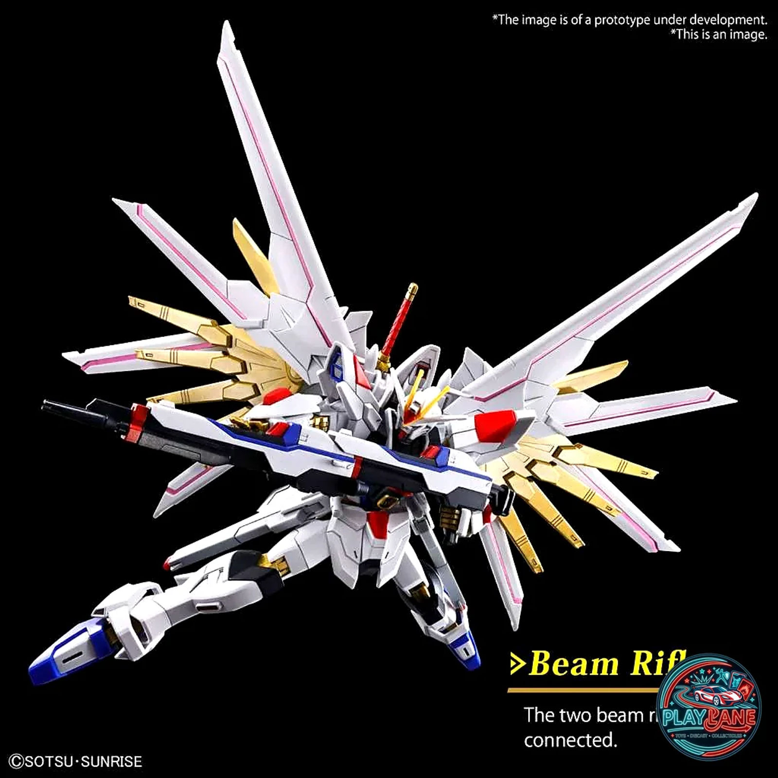 Bandai HGCE 1/144 Mighty Strike Freedom Gundam Model Kit (Gundam SEED Freedom) - Main View 9