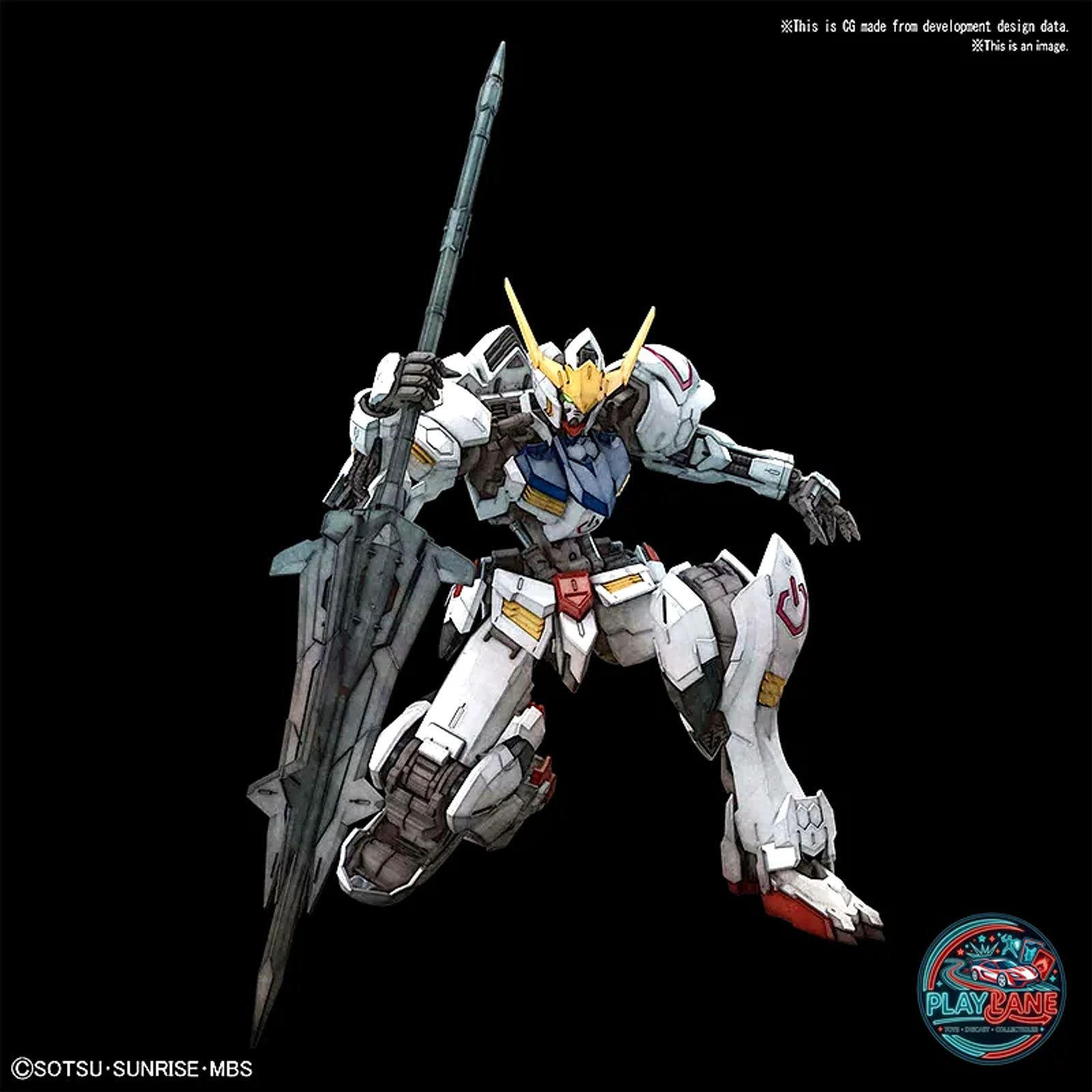 Bandai MG 1/100 Gundam Barbatos Model Kit (Iron-Blooded Orphans) - Main View 2