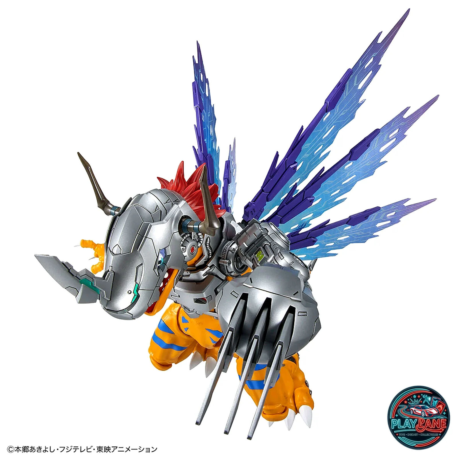 Bandai Figure-rise Standard Amplified MetalGreymon (Vaccine) Digimon Model Kit - Main View 4