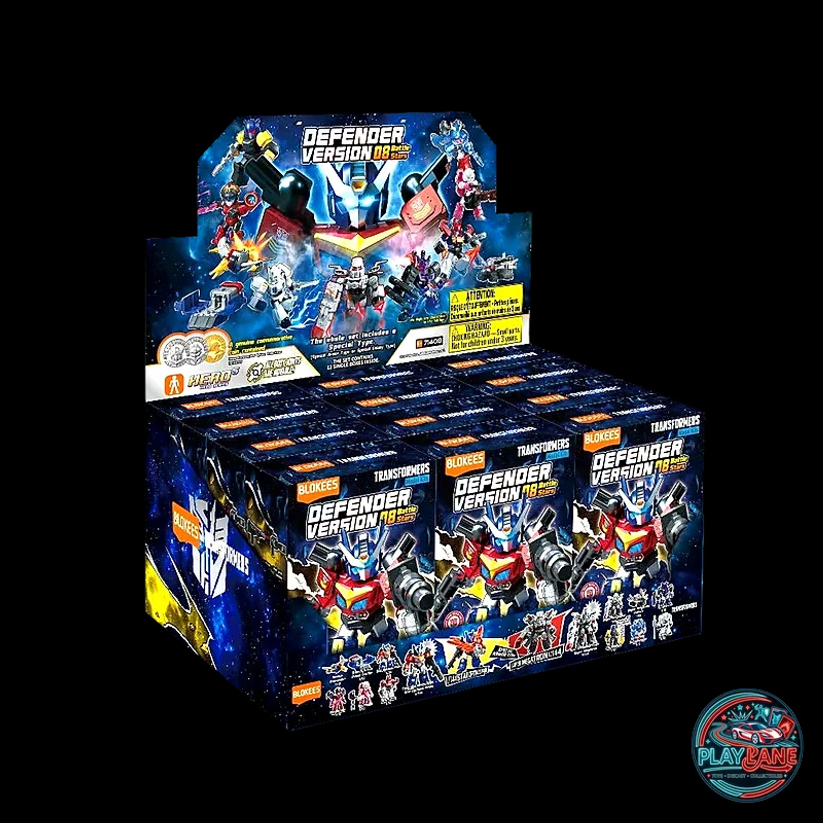 Blokees Transformers Defender Class Version 08: Battle Stars Blind Box Model Kit - Main View 3