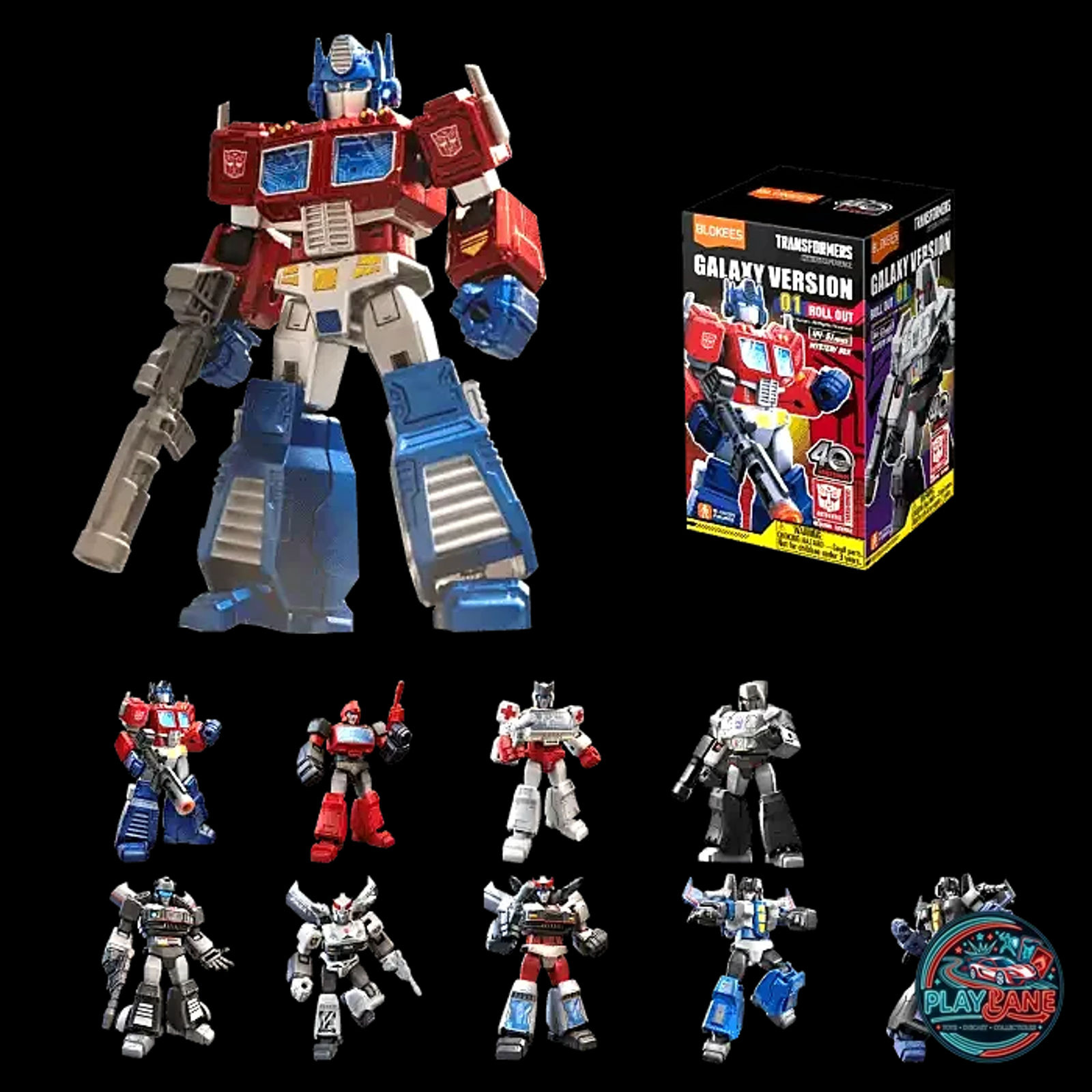 Blokees Transformers Galaxy Version 01: Roll Out Blind Box Model Kit - Main View 2