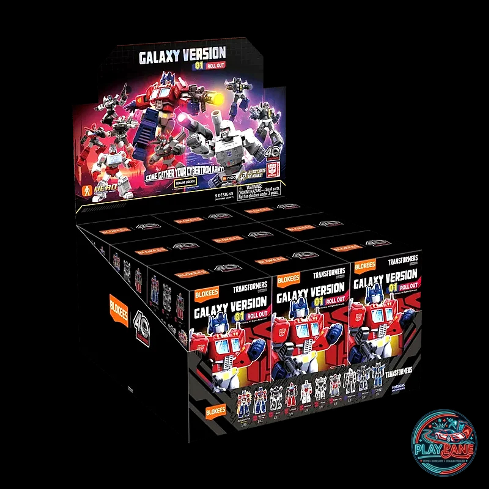 Blokees Transformers Galaxy Version 01: Roll Out Blind Box Model Kit - Main View 3