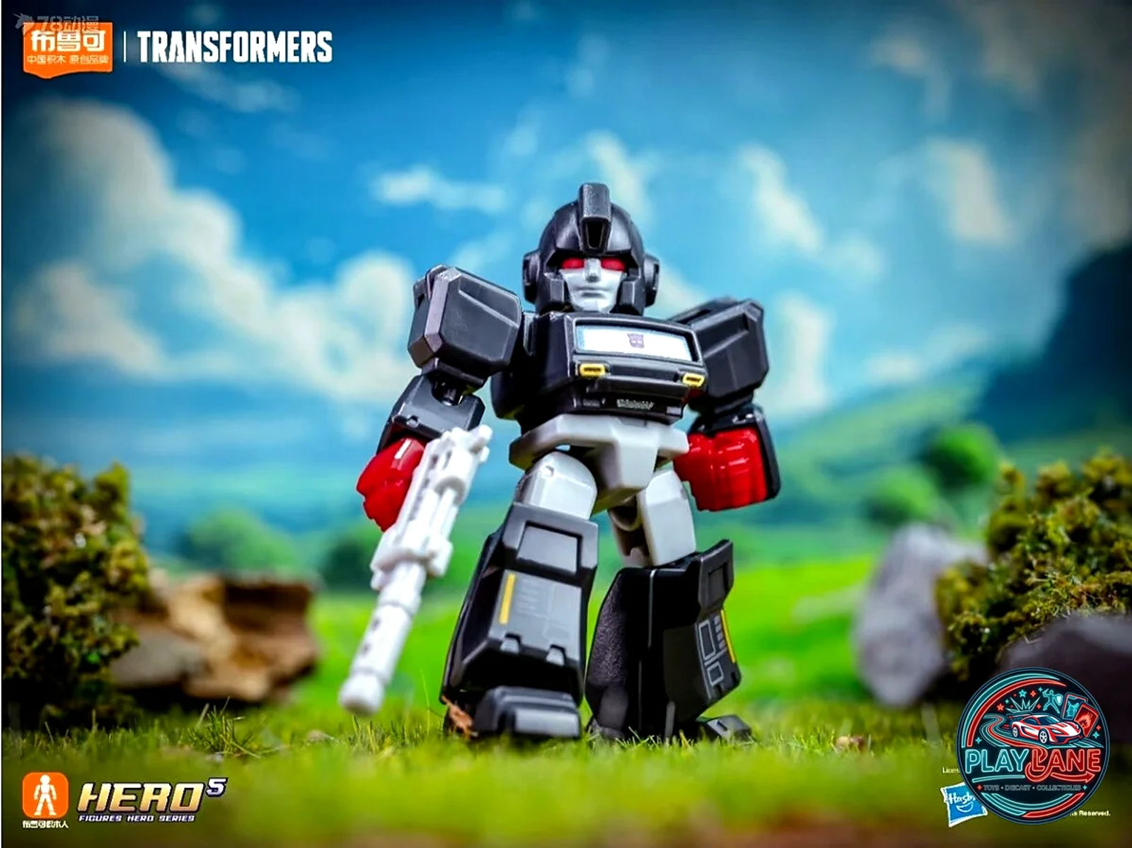 Blokees Transformers Defender Version 02 (The Overthrow): Shattered Glass Ironhide Model Kit - Main View 1