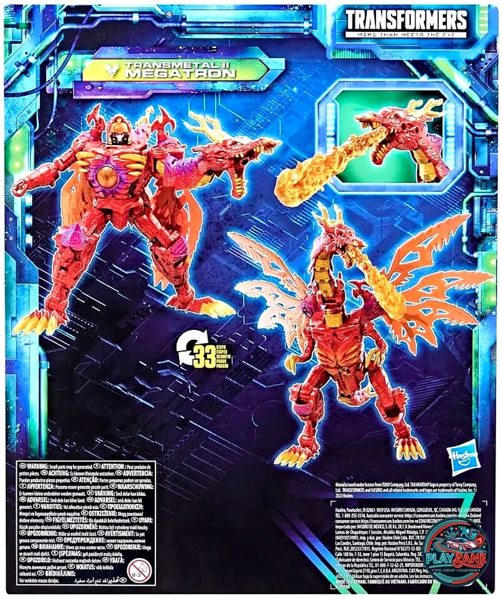 Transformers Legacy Evolution Leader Class: Transmetal II Megatron Action Figure (New & Sealed) - Main View 2