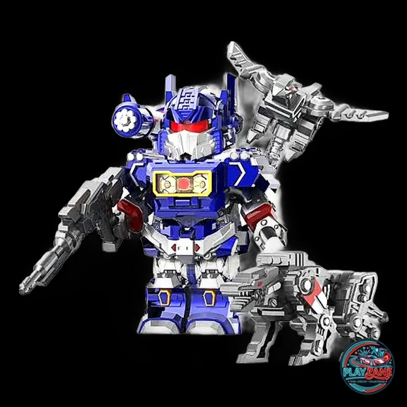 Brick Man Custom Soundwave Minifigure (G1 Transformers Series) - Main View 1