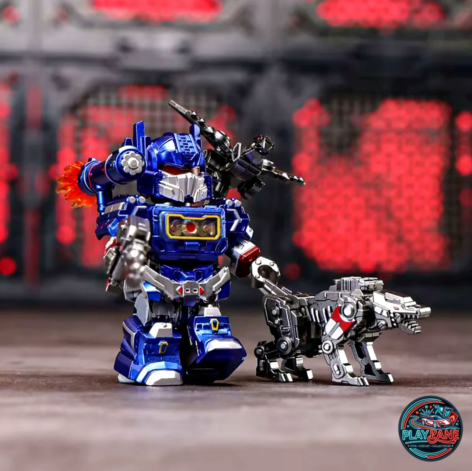 Brick Man Custom Soundwave Minifigure (G1 Transformers Series) - Main View 2
