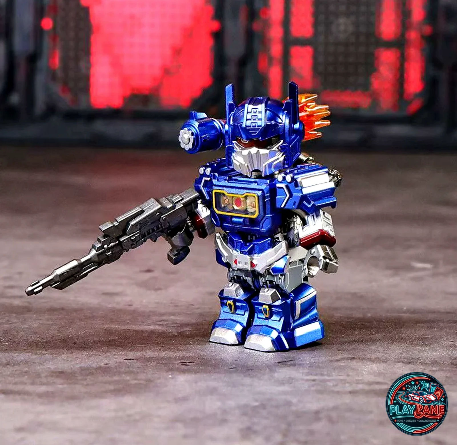 Brick Man Custom Soundwave Minifigure (G1 Transformers Series) - Main View 3
