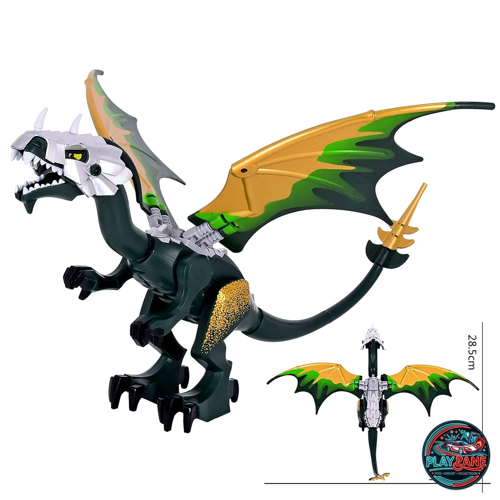 Armored Fire Dragon Building Block Figure Collection (W1501–W1509 Series) - Main View 2