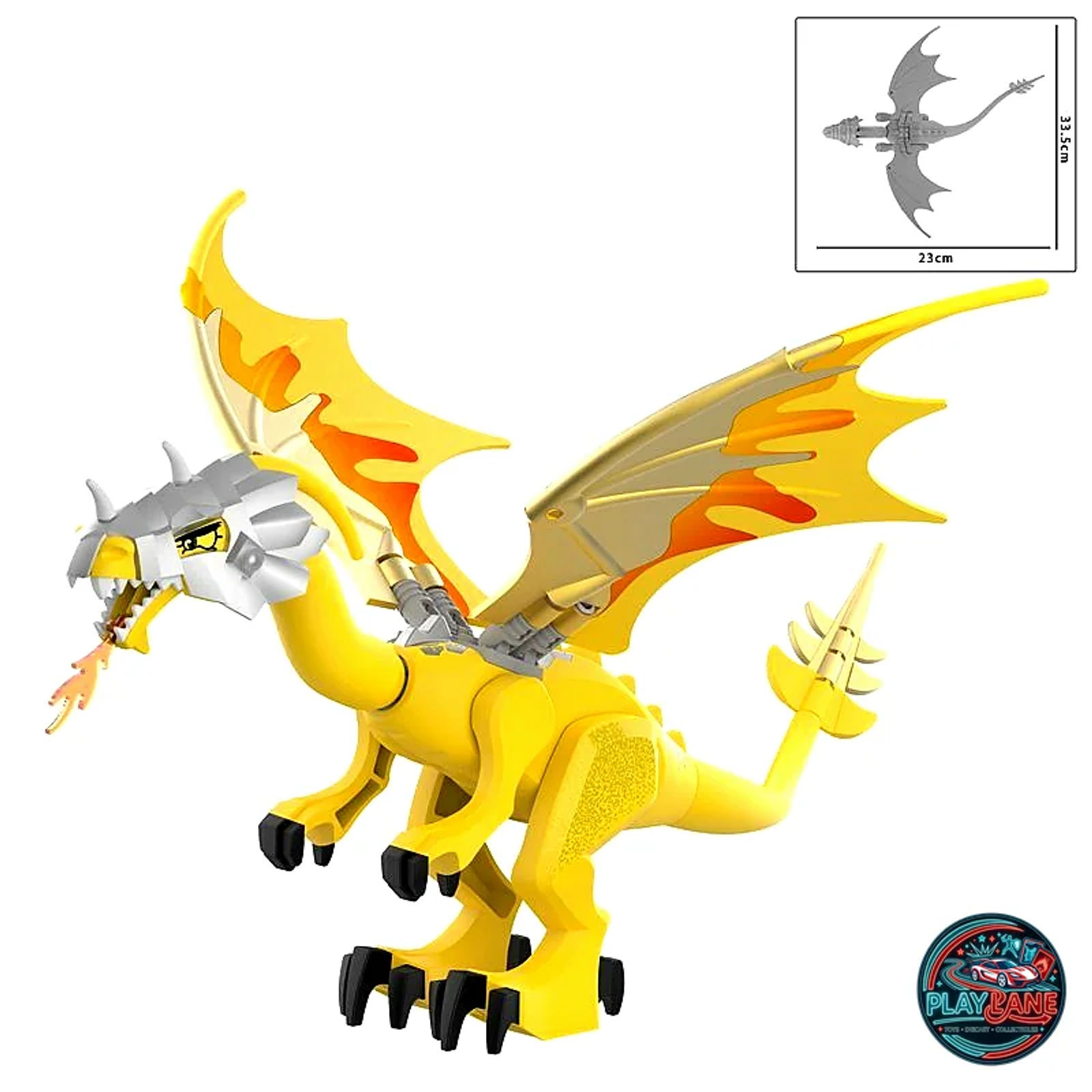 Armored Fire Dragon Building Block Figure Collection (W1501–W1509 Series) - Main View 5