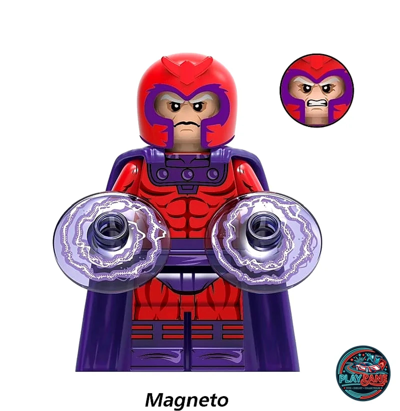 Custom Minifigs Marvel & Avengers Magneto - Main View 1