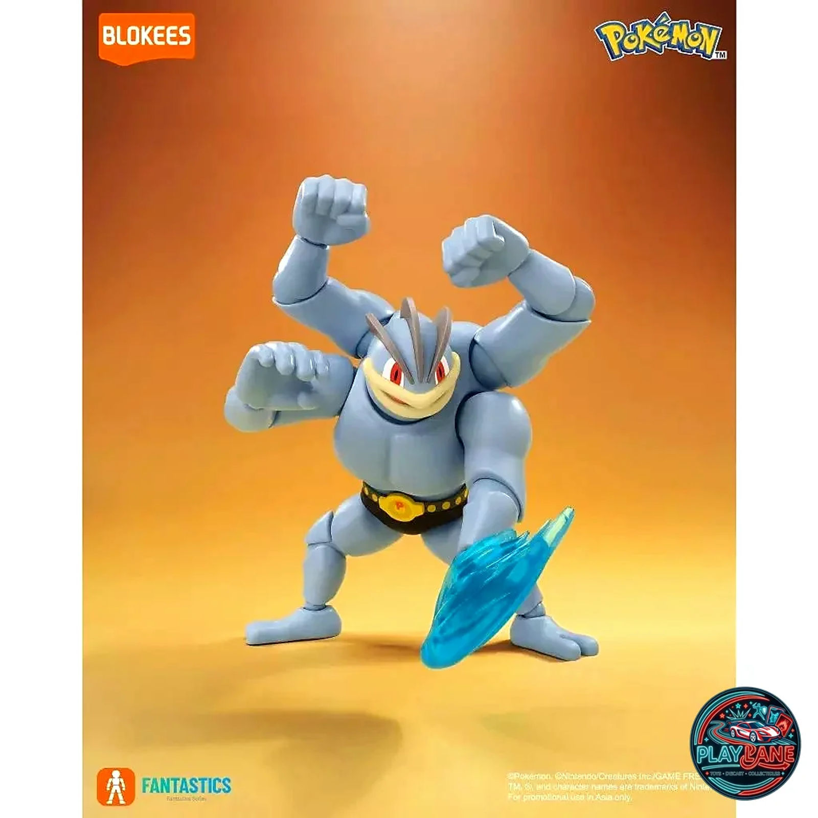 Blokees Pokémon Fantastics Series: Machamp Buildable Action Figure Model Kit - Main View 2