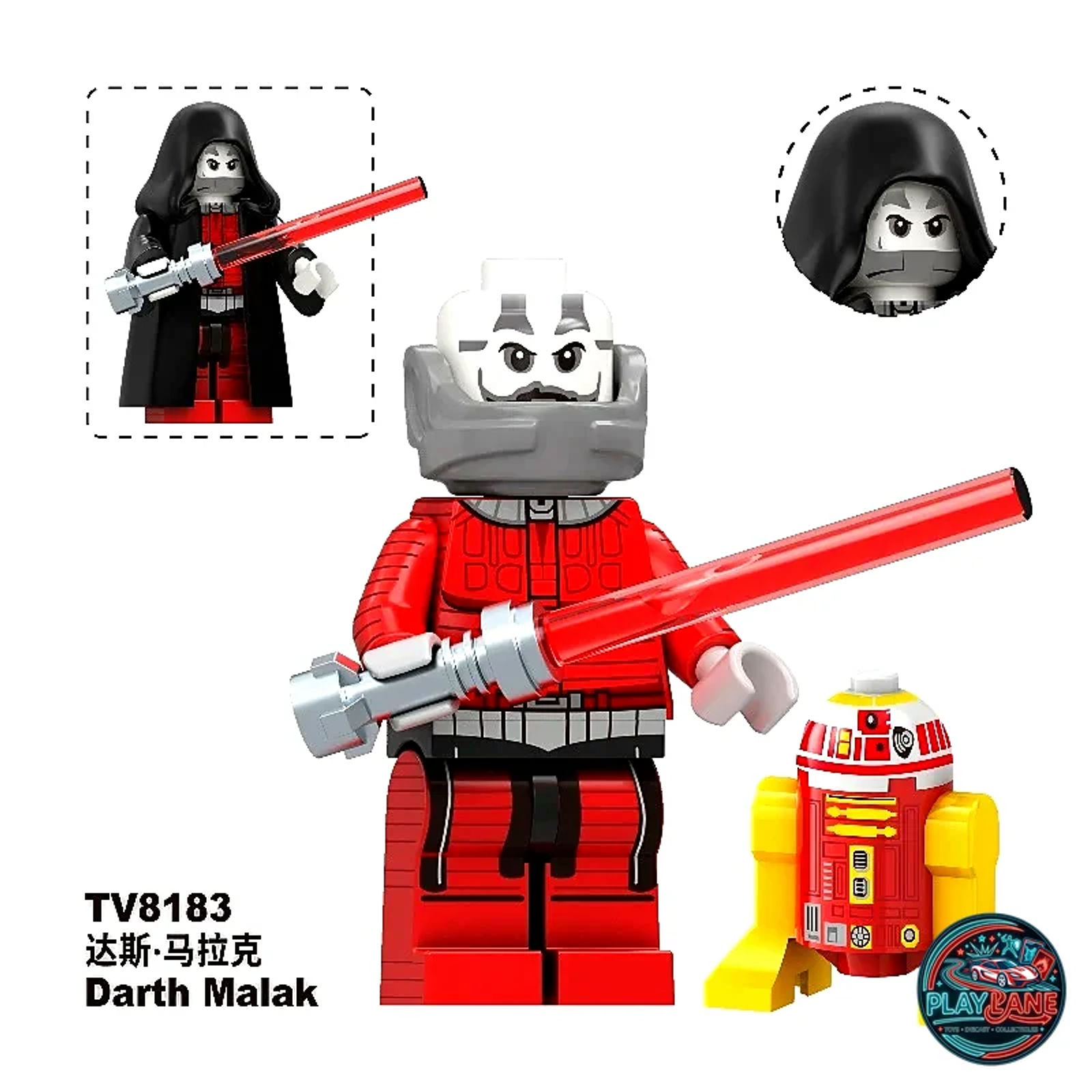 Custom Minifigs Star Wars Darth Malak - Main View 1