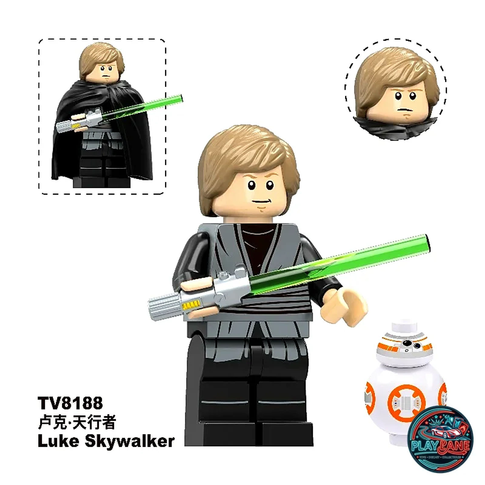 Star Wars Expanded Universe & Galactic Saga Complete 12-Piece Custom Building Block Minifigures Set (TV6121 Series / TV8183–TV8194 / Major-Brand Compatible) - Main View 7