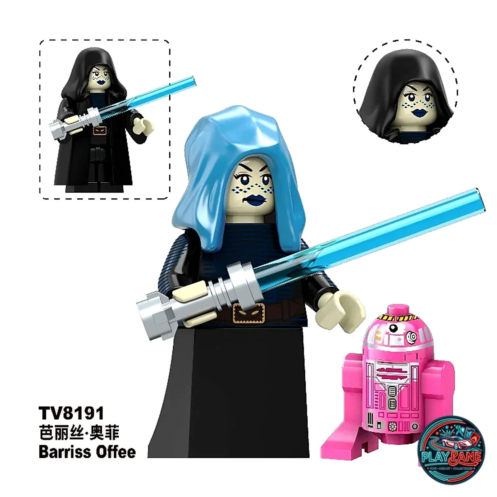 Custom Minifigs Star Wars Barriss Offee - Main View 1