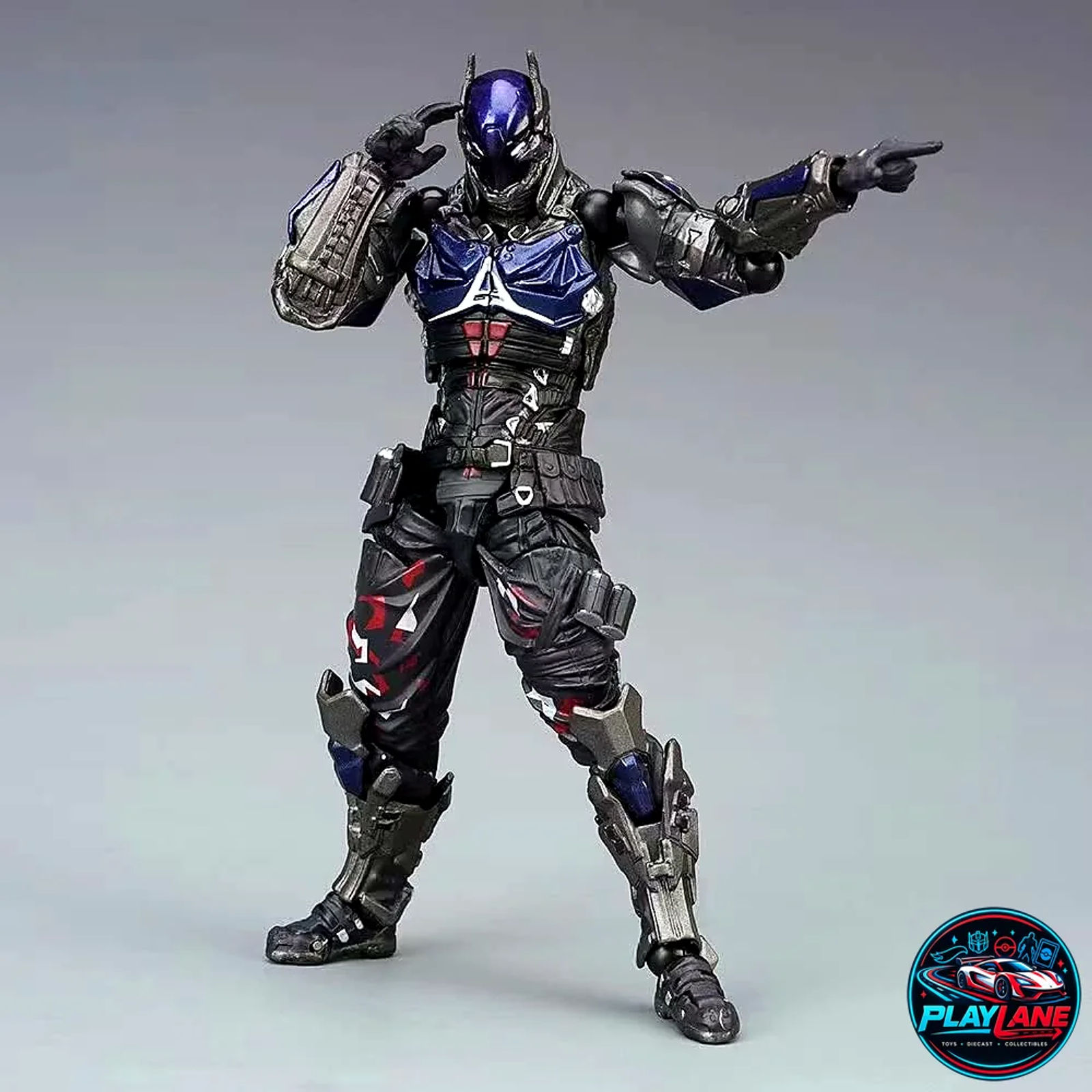 Amazing Yamaguchi Revoltech: Batman Arkham Knight (KO Max V2 Upgraded Version) 6-Inch / 1:12 Scale Collectible Action Figure (with Red Hood Swap Parts & Arsenal) - Main View 5